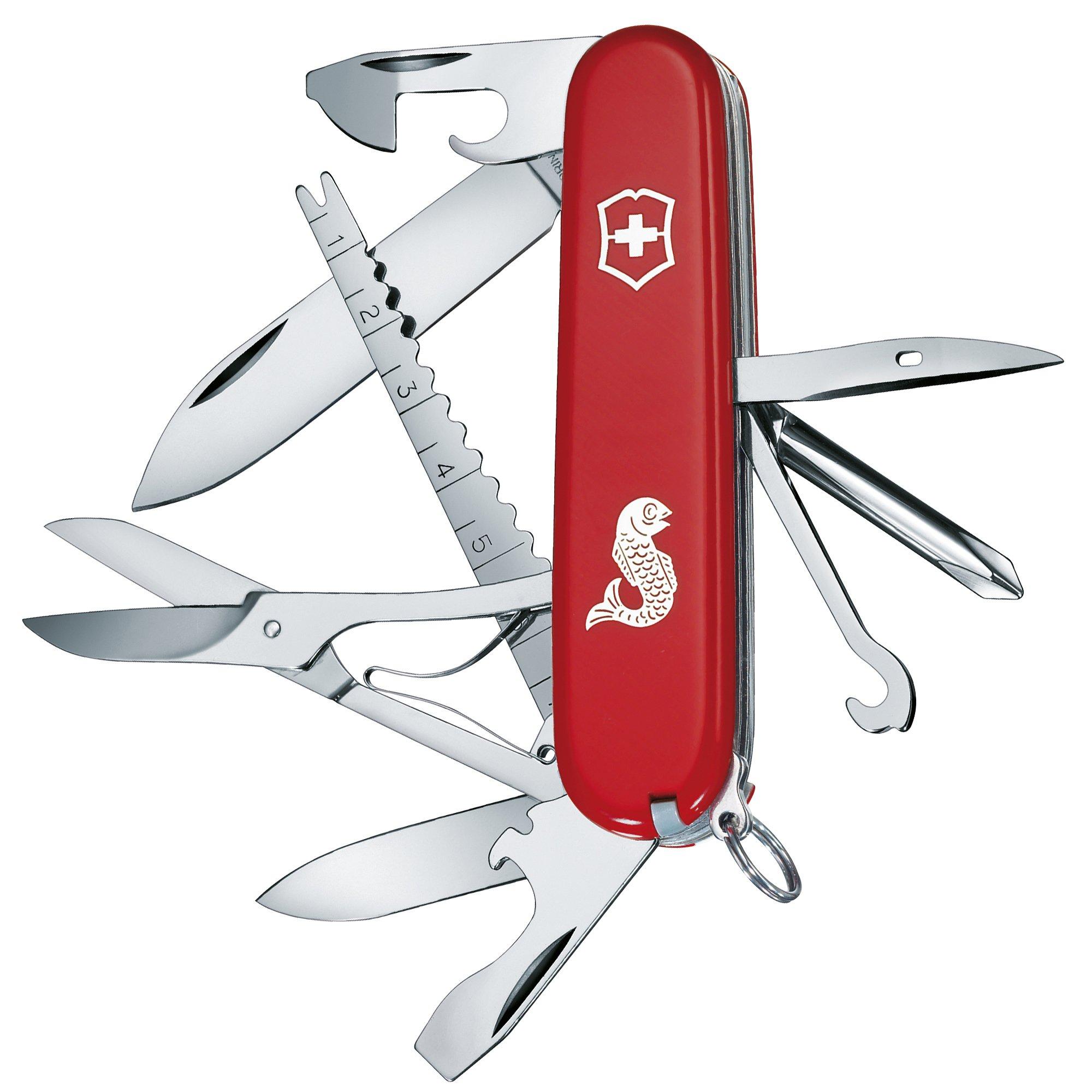 Victorinox Fisherman, Swiss pocket knife, red | Advantageously