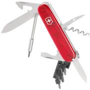 Victorinox CyberTool with 29 functions, transparent red