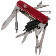 Victorinox CyberTool mit 34 Funktionen, rot transparent