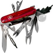 Victorinox CyberTool Lite, Swiss pocket knife, transparant red