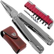 Victorinox SwissTool Spirit X Plus 3.0235.L multi-tool, leather sheath