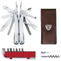 Bild für Victorinox SwissTool Spirit X Plus 3.0235.L Multitool, Lederholster