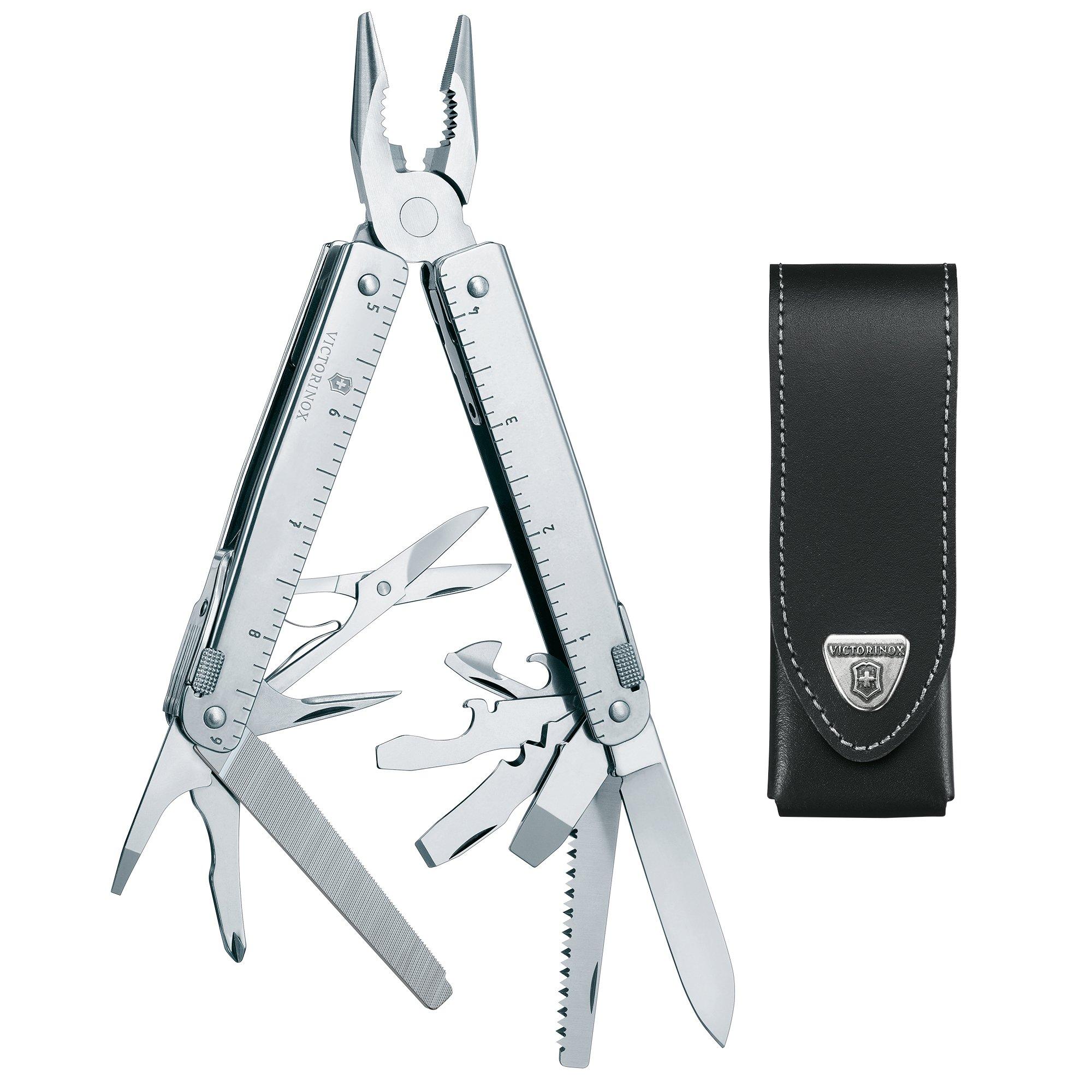 Victorinox SwissTool X 3.03.27 multi-tool, leather sheath