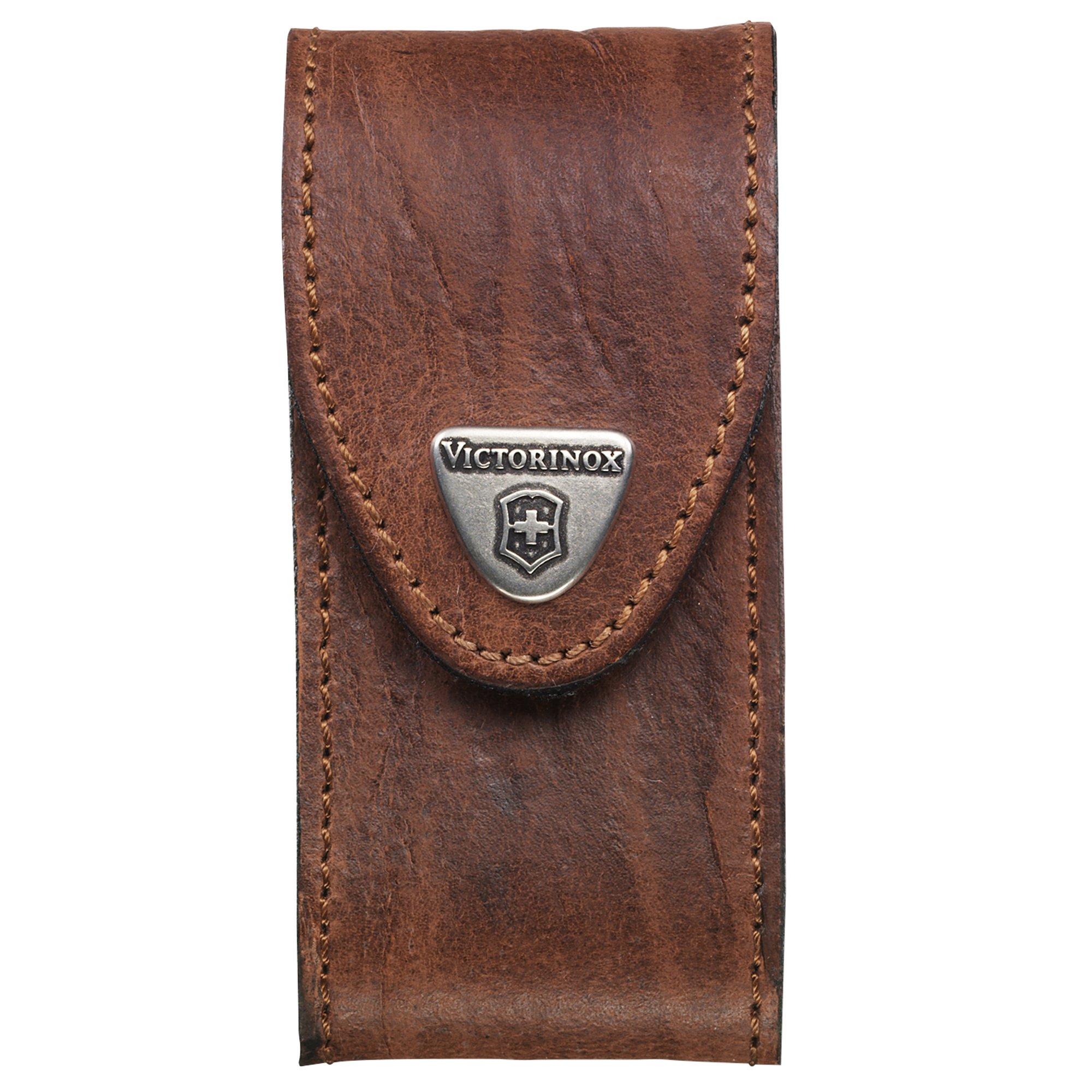 Pokrowiec na pasek Victorinox 4.0545, brązowy, skóra
