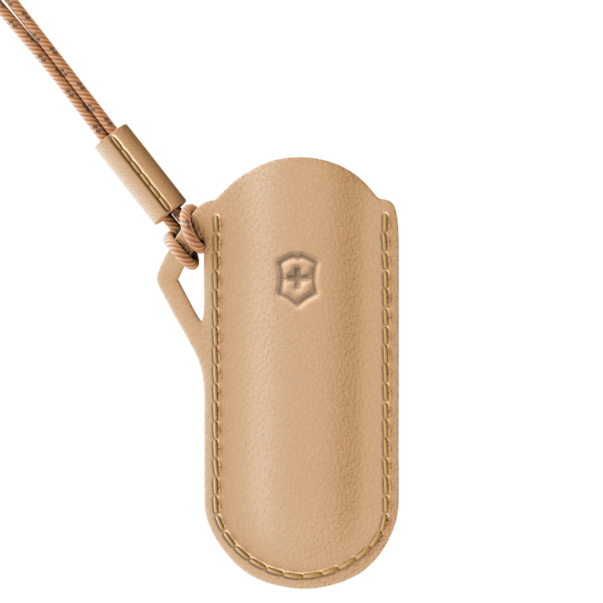Victorinox Classic Colors Lederetui, Wet Sand 4.0670.49