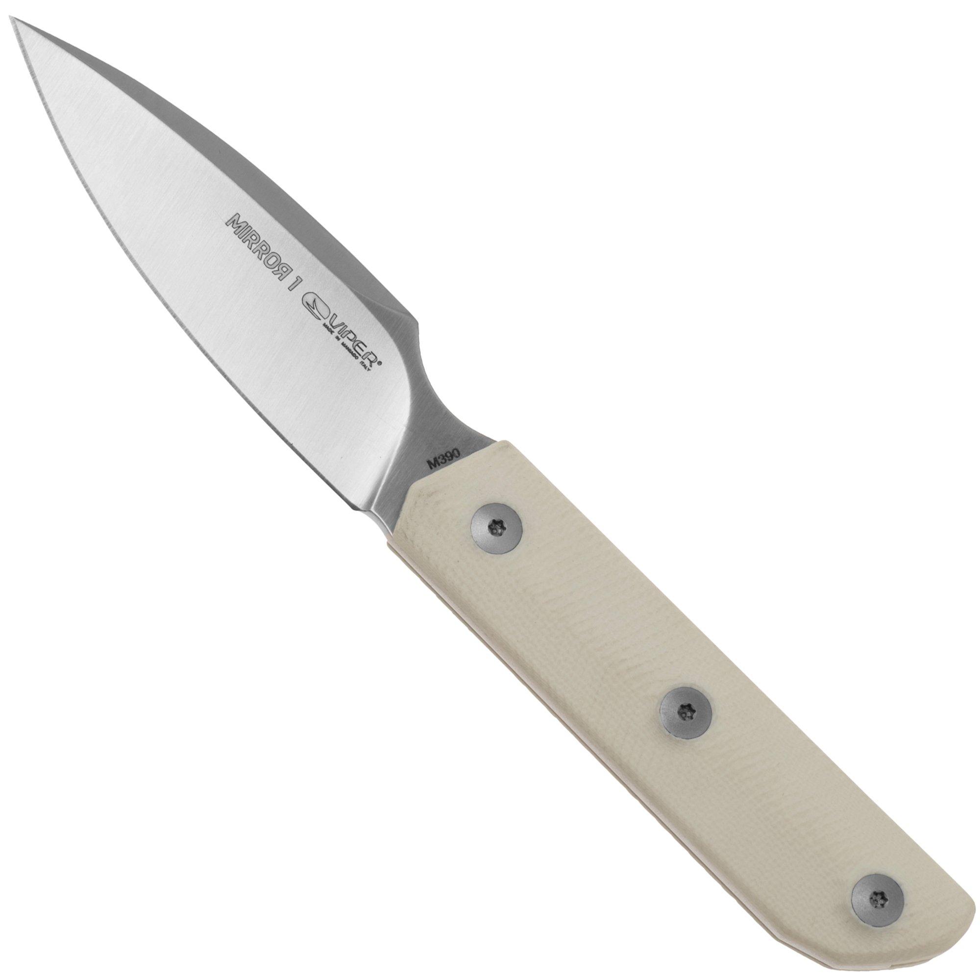 Nóż z głownią stałą Viper Mirror 1 VT4058GI Böhler M390, Ivory G10