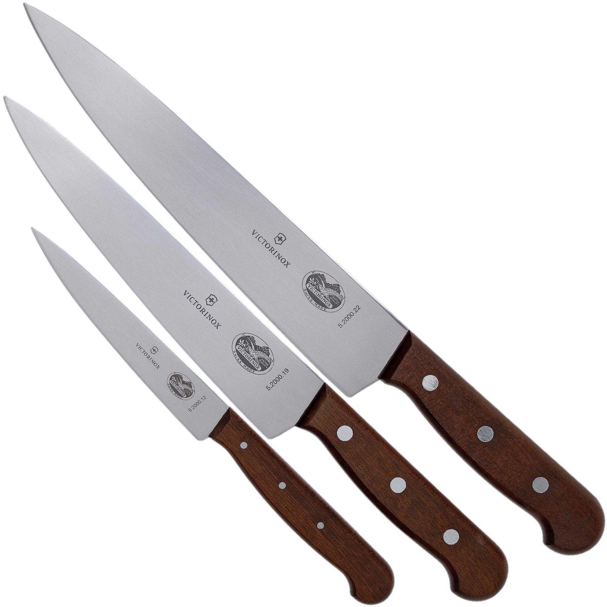 Victorinox Wood 5.1050.3G 3 piece knife set maple