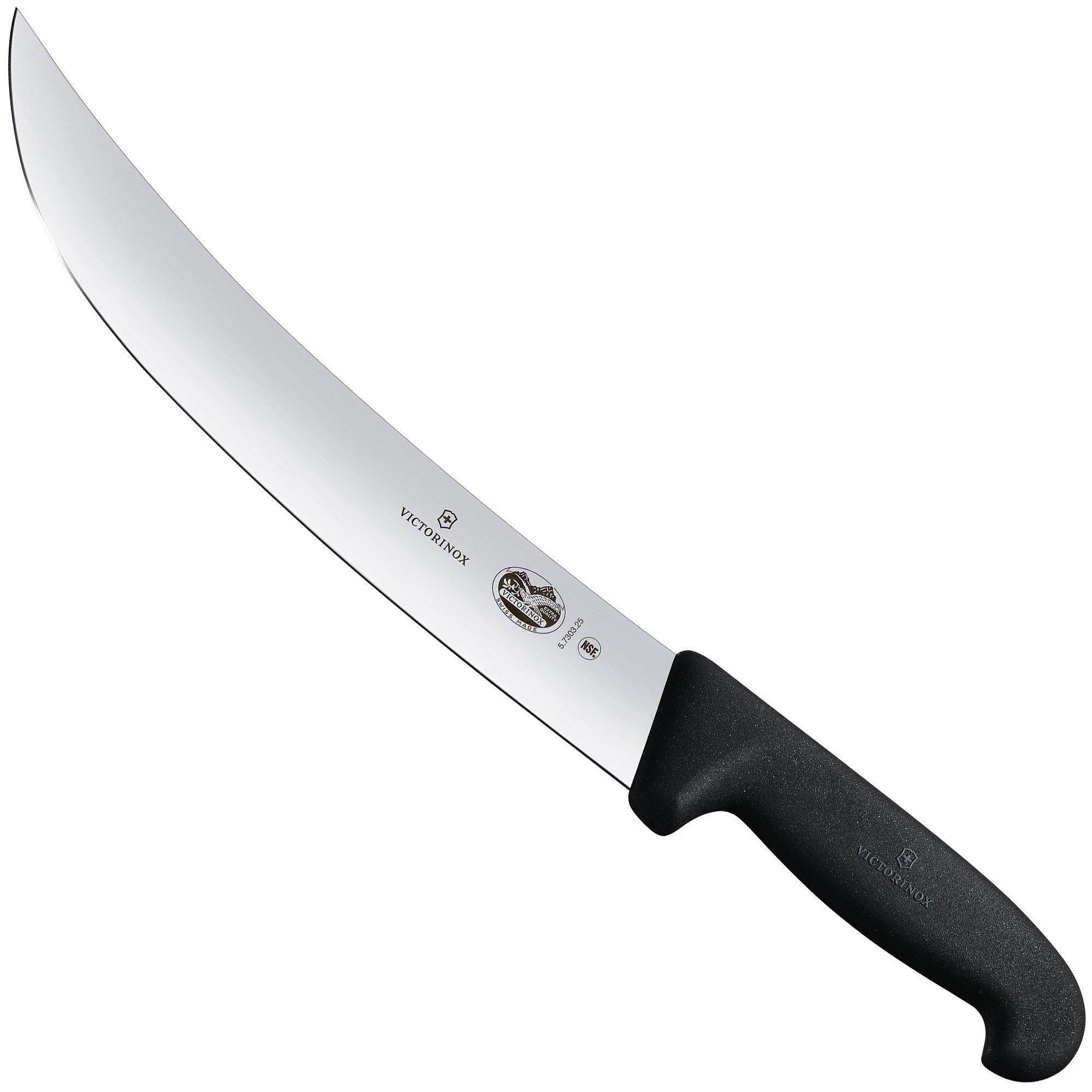 Victorinox Fibrox Pro Cimeter / coltello da macellaio 25 cm, 5-7303-25