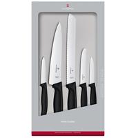 Image for Victorinox SwissClassic 6.7133.5G 5-piece kitchen knife set, black