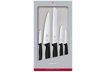Victorinox SwissClassic 6.7133.5G 5-peças conjunto de facas de cozinhas, preto