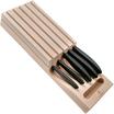 Victorinox SwissClassic 6.7143.5, 6-piece knife set including in drawer knife holder