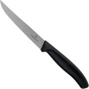 Victorinox SwissClassic 6.7233.20, coltello da bistecca seghettato, nero