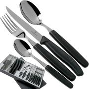 Victorinox SwissClassic 6.7233.24, 24-piece cutlery set, black