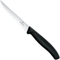 Image for Victorinox Swiss Classic Steak & Pizza Knife 6.7233 Wavy, Black, serrated steak knife, 11 cm