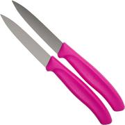 Victorinox SwissClassic couteaux à légumes roses 8 cm, set de 2, VT6-7606-L115B