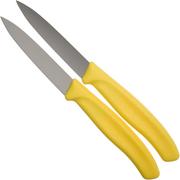 Victorinox SwissClassic couteaux à légumes jaunes 8 cm, set de 2, VT6-7606-L118B