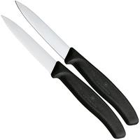 Bild für Victorinox Swiss Classic 6.7693.2 Straight/Wavy, Black, Gemüsemesser Set, 2-teilig, 8 cm