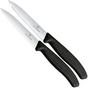 Bild für Victorinox Swiss Classic 6.7793.2 Straight/Wavy, Black, Gemüsemesser Set, 2-teilig, 10 cm