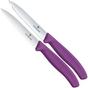Image for Victorinox Swiss Classic 6.7799.2C1 Straight/Wavy, Purple, set of 2 vegetable knives, 10 cm
