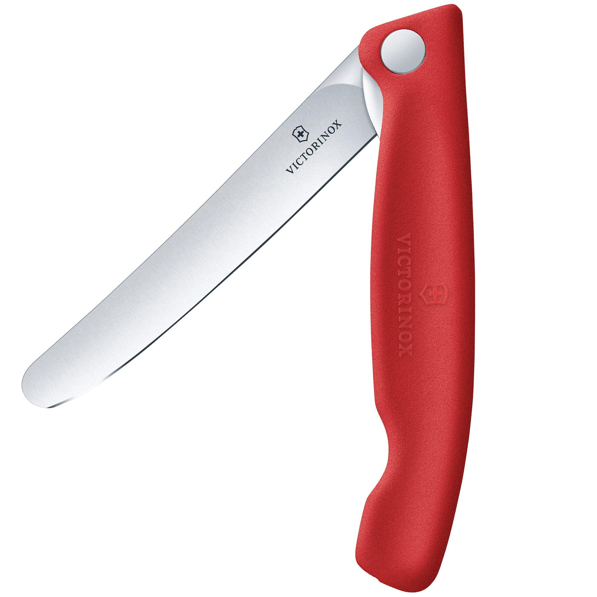 Victorinox Swiss Classic Picnic Knife 6.7801.FC1 Straight, Red, foldable vegetable knife