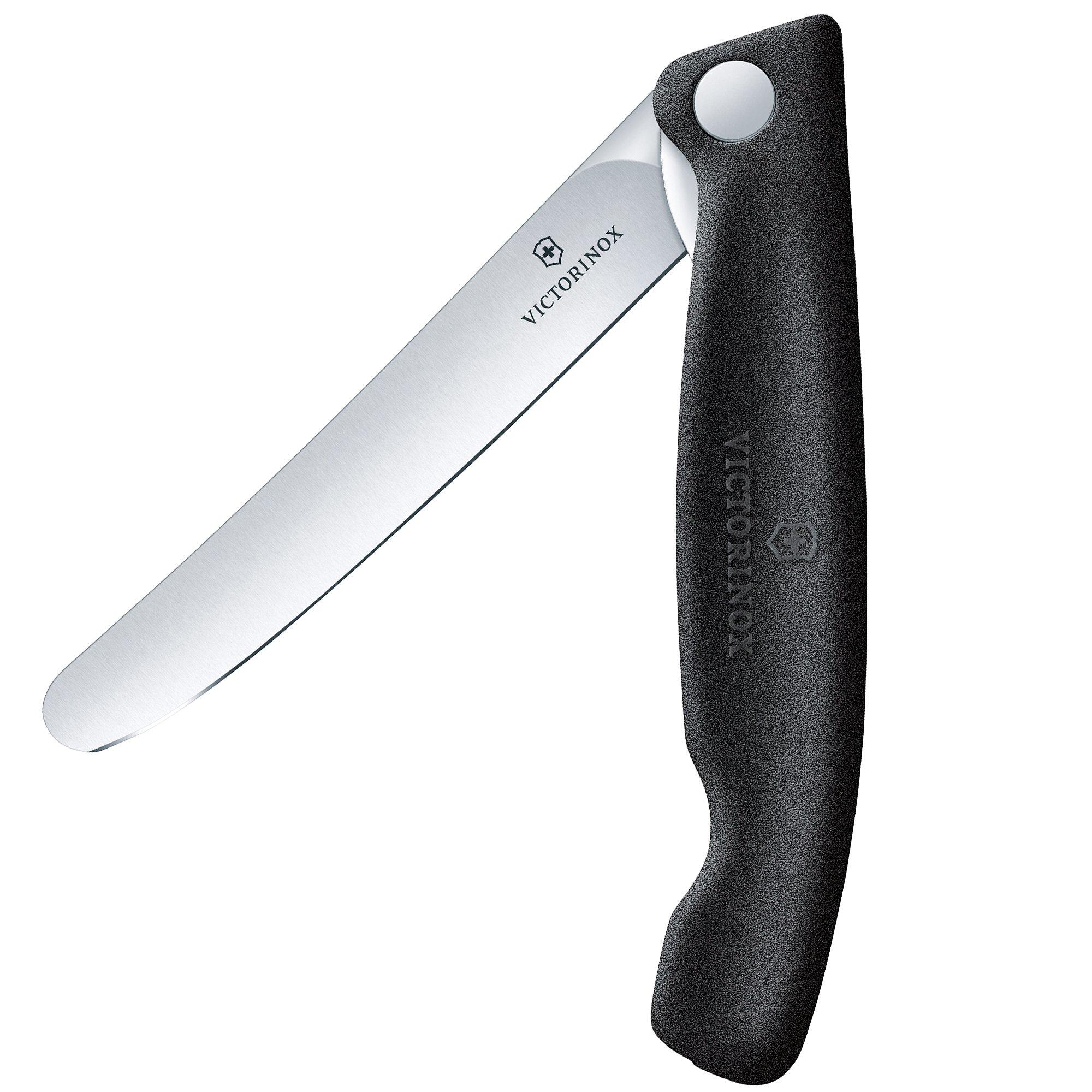 Victorinox Swiss Classic Picnic Knife 6.7803.F Straight, Black, foldable vegetable knife