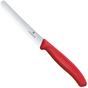 Afbeelding voor Victorinox Swiss Classic 6.7831.C1 Tomato & Table Knife, Wavy, Red, tomatenmes