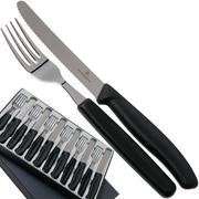 Victorinox SwissClassic 6.7833.12, 12-piece tomato knife set, black