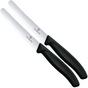 Obraz dla Zestaw noży do pomidorów Victorinox Swiss Classic 6.7833.2 Tomato & Table Knife, Wavy, Black, 2 szt.