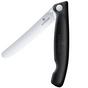 Image for Victorinox Swiss Classic Picnic Knife 6.7833.F Wavy, Black, foldable serrated vegetable knife
