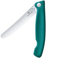 Bild für Victorinox Swiss Classic Picnic Knife 6.7834.FC1 Wavy, Green, Gemüsemesser klappbar, Picknickmesser