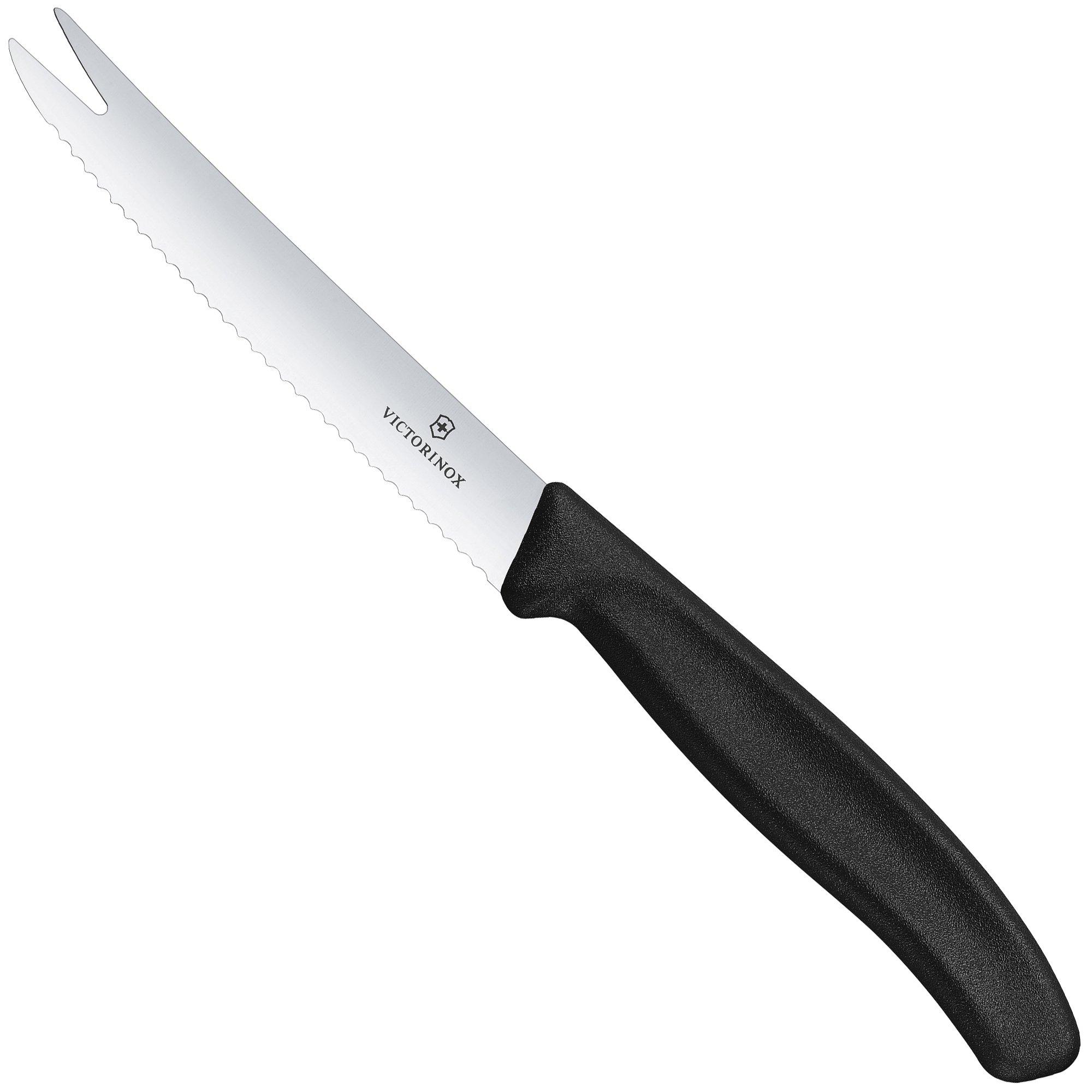 Victorinox SwissClassic 6.7863 Käse- und Wurstmesser, schwarz