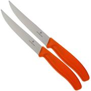 Victorinox Swissclassic coltello da pizza/bistecca arancione, set di due, 6.7936.12 L9B