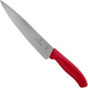 Victorinox Swiss Classic Couteau à viande, 19 cm, rouge
