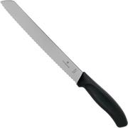 Victorinox SwissClassic 6.8633.21G faca para pão preto 21 cm