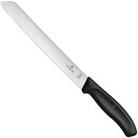 Image for Victorinox SwissClassic 6.8633.21G bread knife black 21 cm