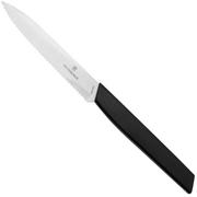 Victorinox Swiss Modern 6.9003.10W couteau à légumes dentelé 10 cm, noir