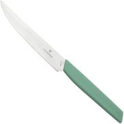 Victorinox Swiss Modern 6.9006.1241 couteau à steak 12 cm, vert menthe