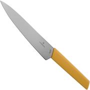 Victorinox Swiss Modern 6.9016.198B coltello trinciante 19cm, giallo