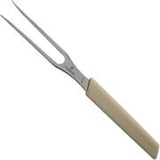 Victorinox Swiss Modern meat fork, cream