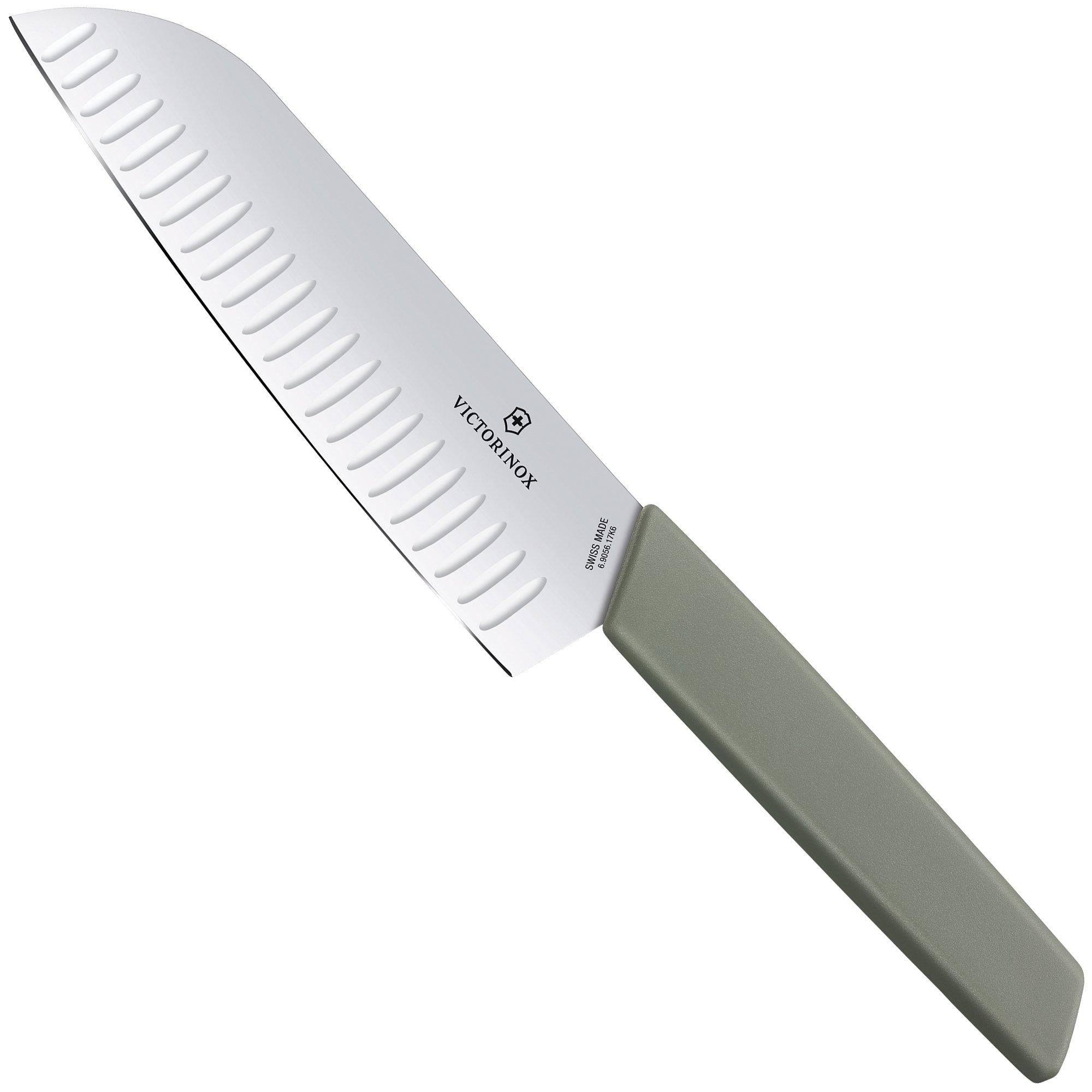 Victorinox Swiss Modern Santoku, olive-grün
