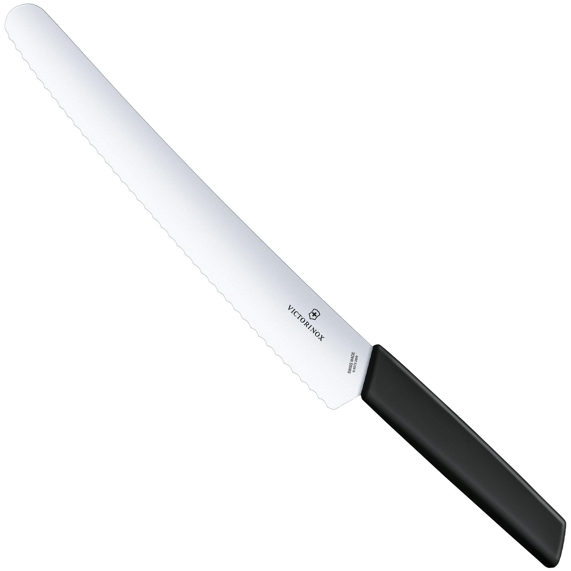 Victorinox Swiss Modern 6.9073.26WB Brotmesser 26 cm, schwarz