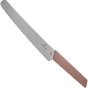 Victorinox Swiss Modern Brot- und Konditormesser 22 cm, apricot-rosa