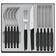 Image for Victorinox Swiss Modern 6.9093.12W.12, 12-piece cutlery set with steak knife, black