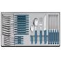 Bild für Victorinox Swiss Modern 6.9096.12W2.24, 24-teiliges Besteckset mit Steakmesser, blau