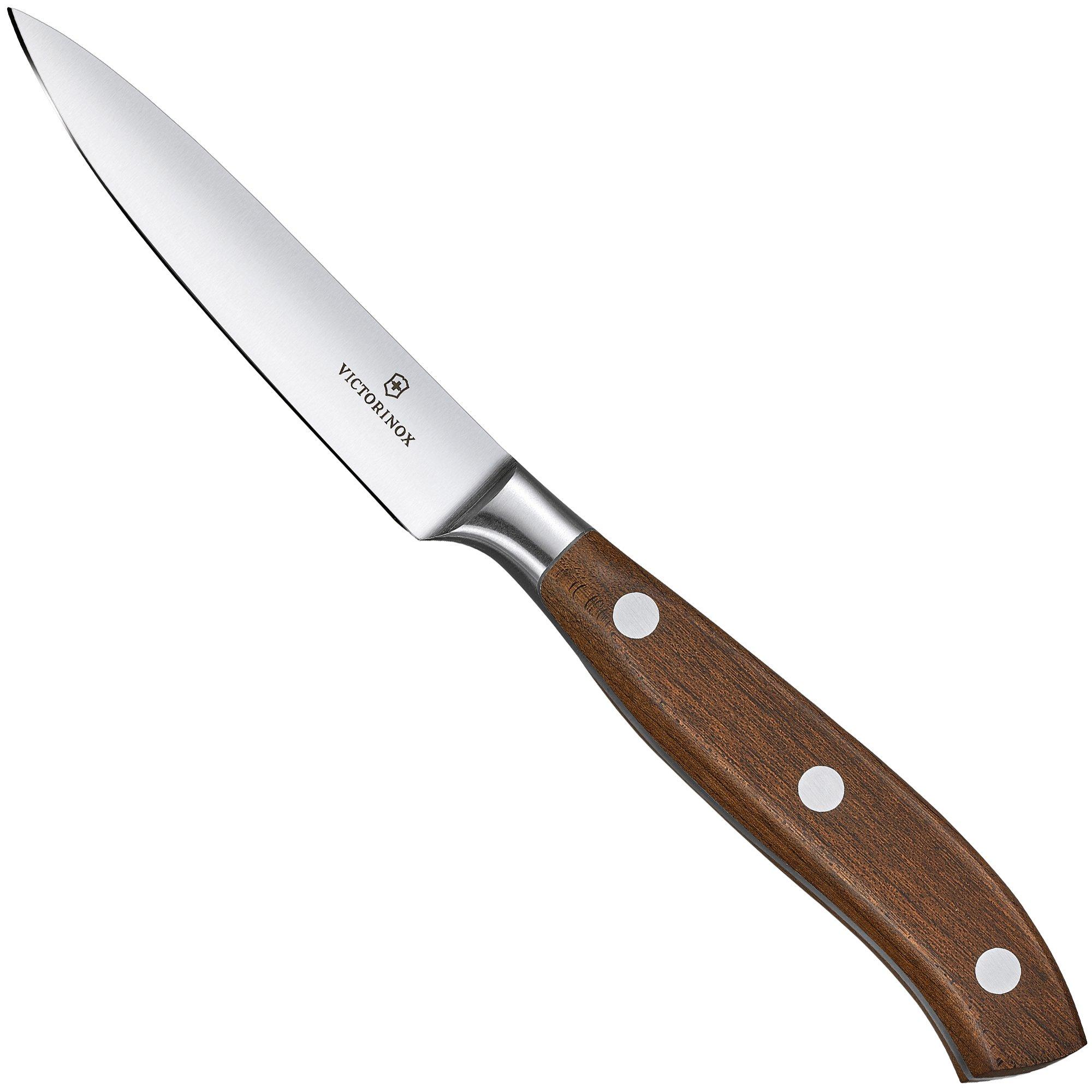 Nóż do krojenia warzyw Victorinox Grand Maître Paring Knife 7.7200.10G, drewno klonowe, 10 cm