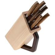 Victorinox Grand Maître Cutlery Block 7.7240.6, madera de arce, juego de cuchillos de 7 piezas con bloque