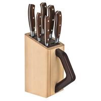 Imagen para Victorinox Grand Maître Cutlery Block 7.7240.6, madera de arce, juego de cuchillos de 7 piezas con bloque