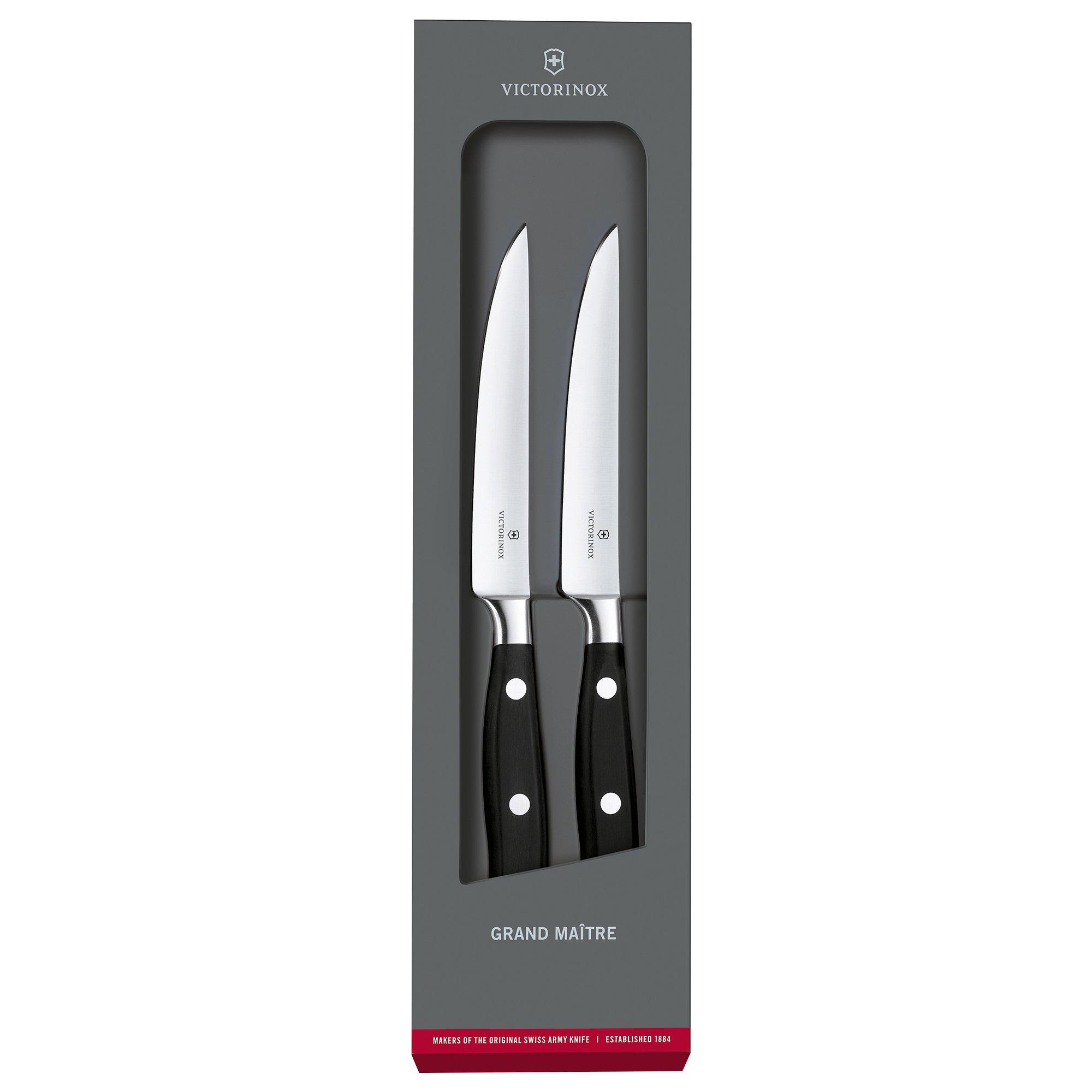 Zestaw noży do steków Victorinox Grand Maître Steak Knife Set 7.7242.2, POM, Straight, 12 cm, 2 szt.