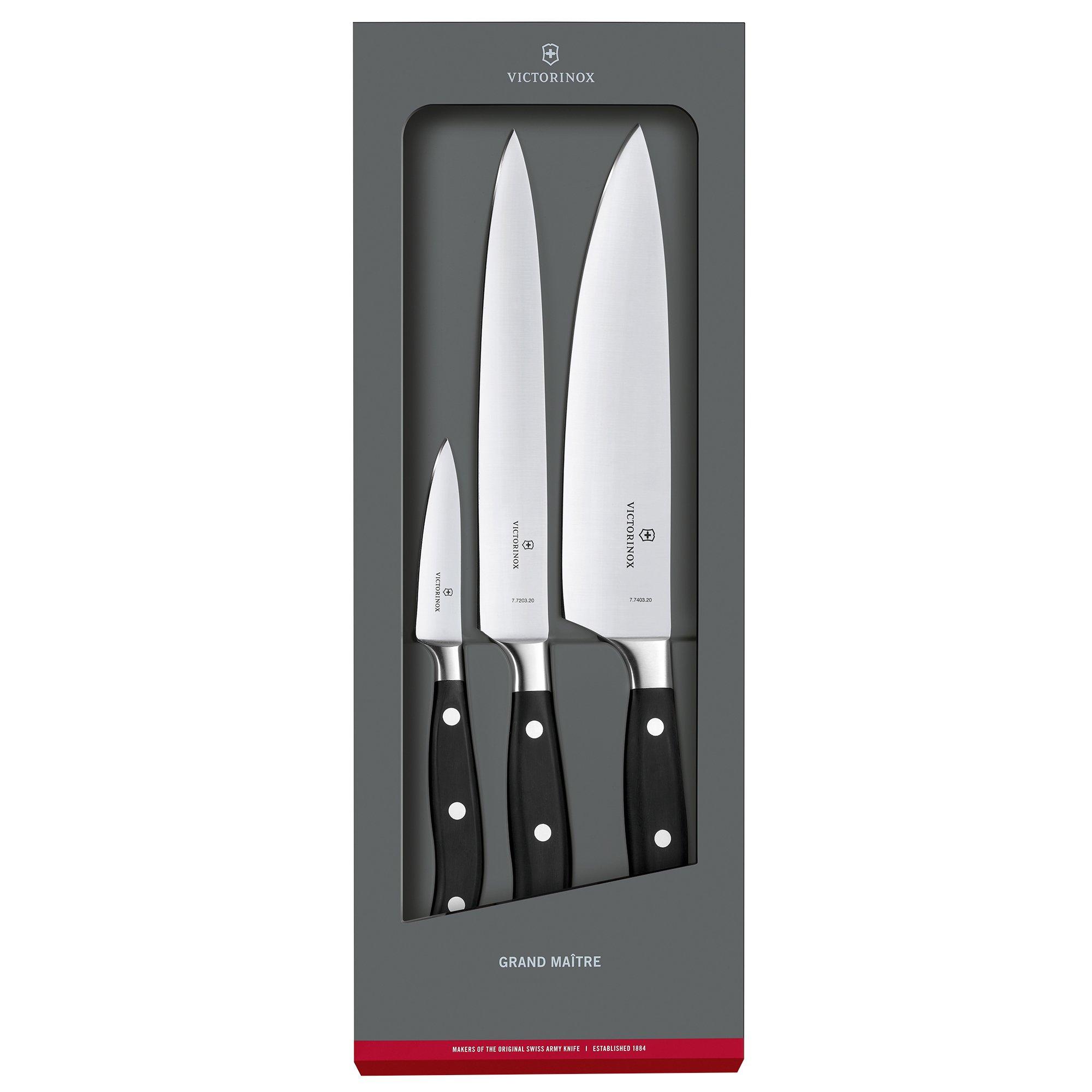 Victorinox Grand Maître Chef's Set 7.7243.3, POM, set di coltelli da 3 pezzi