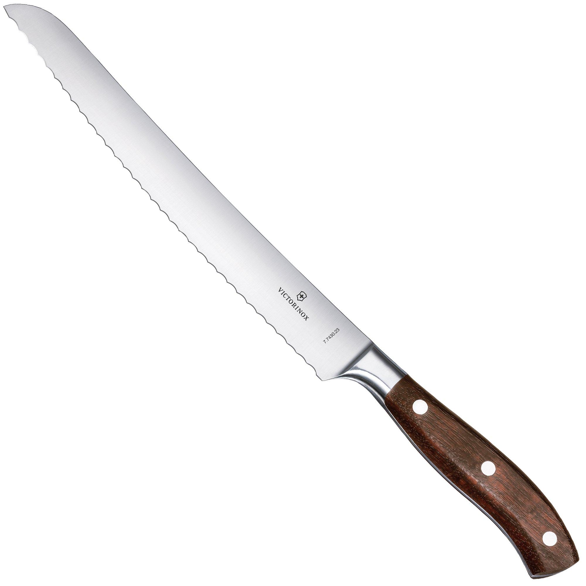 Nóż do chleba Victorinox Grand Maître Bread Knife 7.7430.23G, drewno klonowe, 23 cm